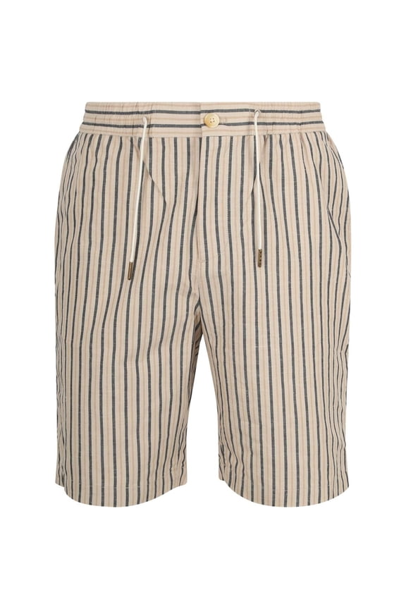 Mens Woven Casual Bermuda Shorts, Blue, 34