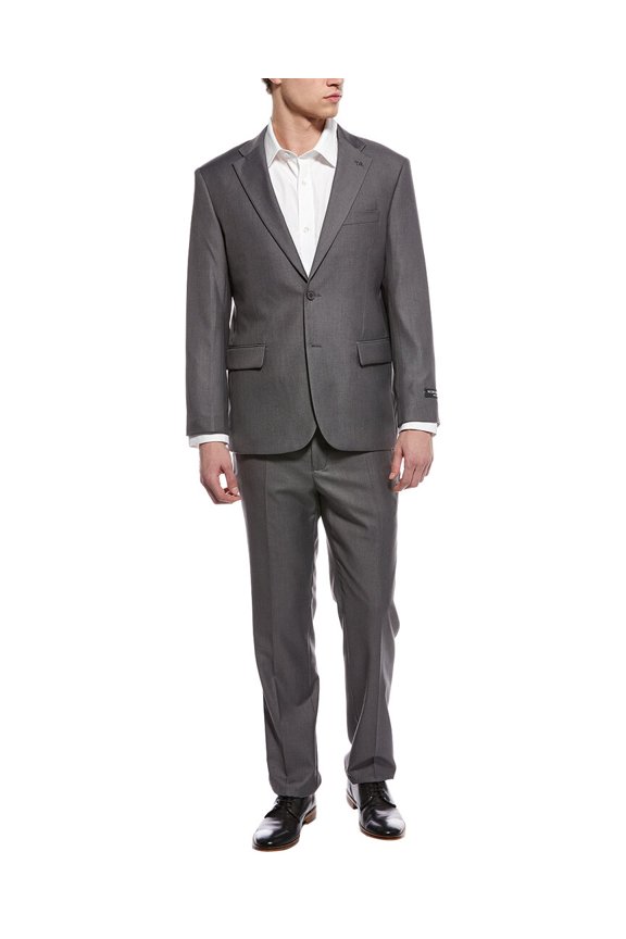 mens 2pc Suit, 40R, Grey