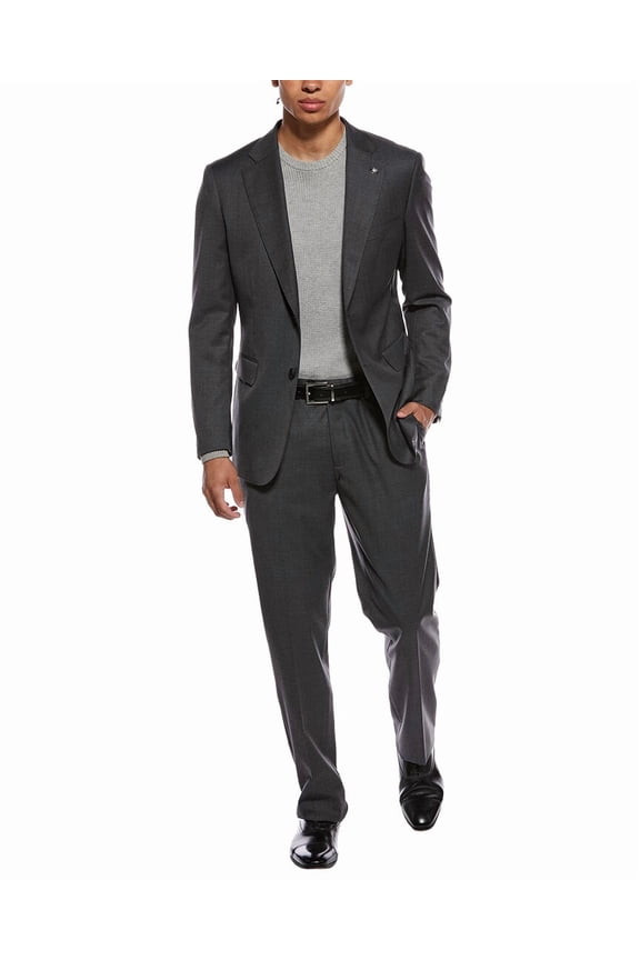 mens 2pc Suit, 44R, Grey