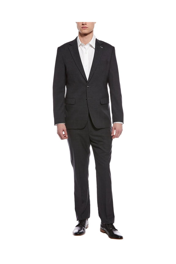 mens  2pc Suit, 48R, Grey