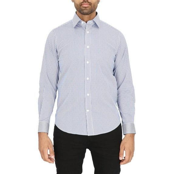 Scotch & Soda mens Modern Fit Dress Shirt, 17, White