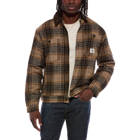 Scotch & Soda mens Trucker Jacket, s, Brown