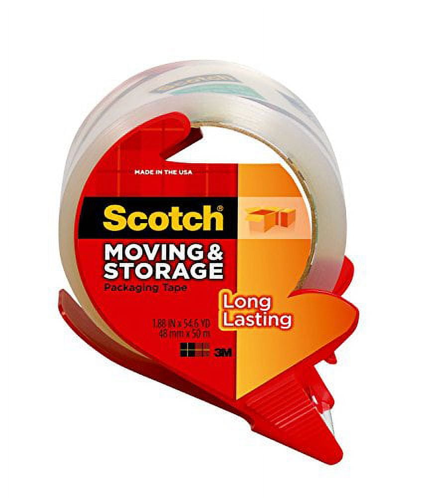 Scotch Storage Packaging Tape , 1.88 in. x 38.2 yd., 1 Dispenser (Pack of 24)