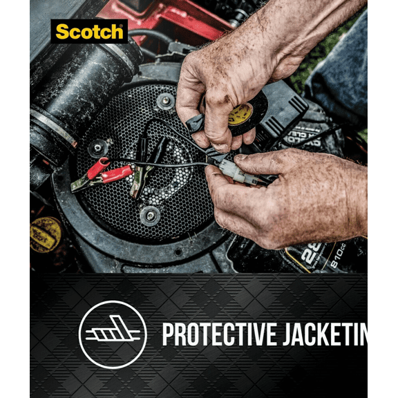 Scotch Super 33+ Vinyl Plastic Electrical Tape - Pack of 12 Residential Use, Standard Application