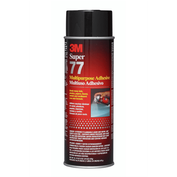 Scotch Super 77 Multipurpose Spray Adhesive, 10.75 oz.