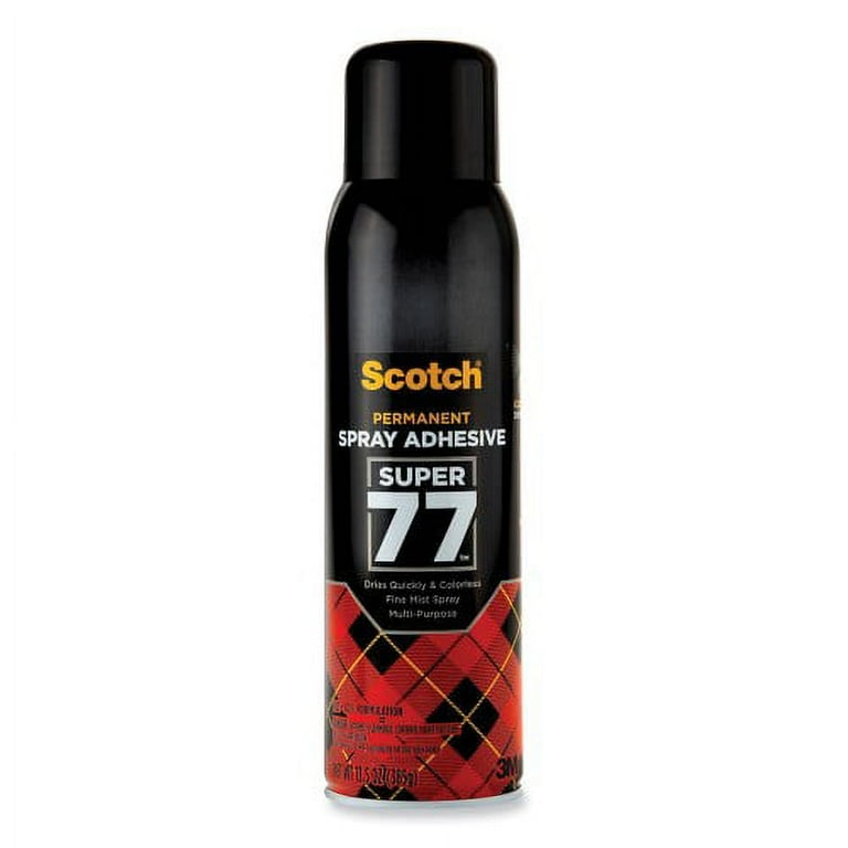 Super 77 Multipurpose Spray Adhesive, 13.57 oz, Dries Clear Super 77 Multipurpose Spray Adhesive, 13.57 oz, Dries Clear