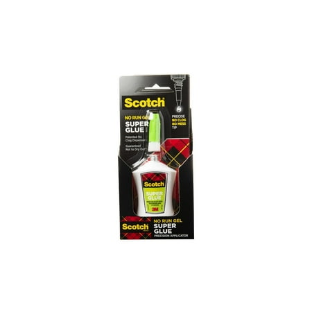 Scotch Super Glue Gel in Precision Applicator, .14 oz., 1 Total