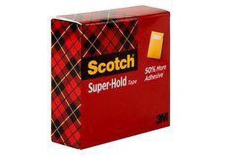 Scotch Super-Hold Tape, 700S3, 3/4 in x 800 in (19 mm x 20,3 m), 3/Pack