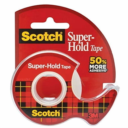Scotch Super-Hold Tape Transparent 3/4-inch x 550-inch (Pack of 3)