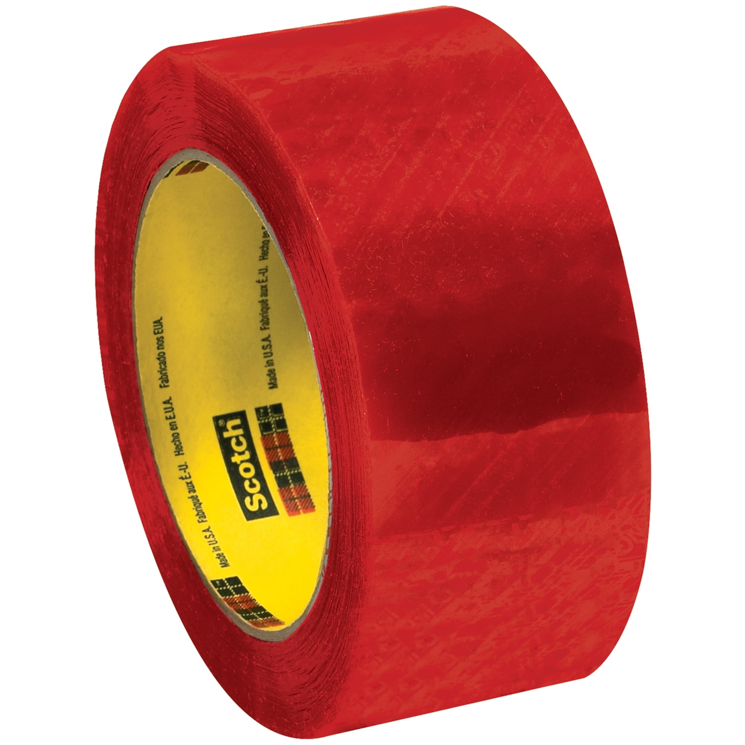 Scotch 3M 3199 Security Tape 2.0 Mil 2" x 110 yds. Clear/Red 36/Case T9023199