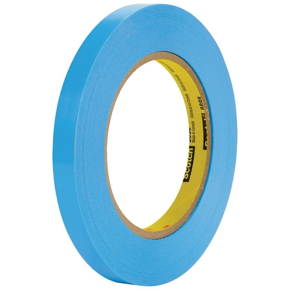 Scotch T913889812PK 0.50 in. x 60 yards 8898 Poly Strapping Tape, Blue - Pack of 12