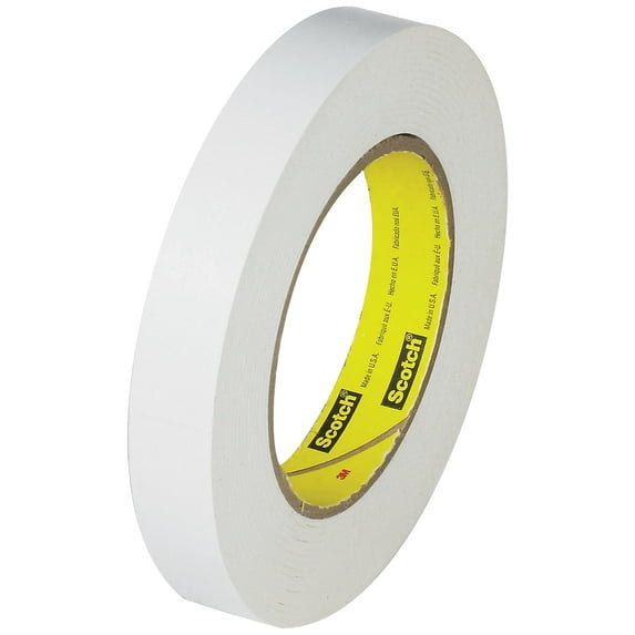 Scotch T944256W12PK 0.75 in. x 60 yards 256 White Flatback Tape - Pack of 12