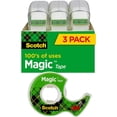 thumbnail image 1 of Scotch Magic Tape, 3 Rolls, Great for Gift Wrapping, Numerous Applications, Invisible, Engineered for Repairing, 3/4 x 300 Inches 3105, 1 of 17