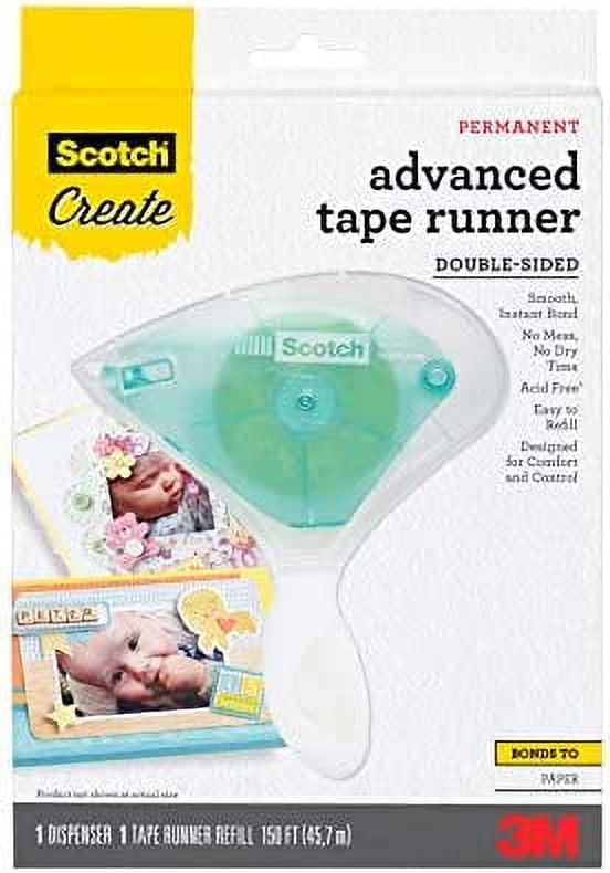 Scotch Tape Runners Advanced Tape Runner, 150 FT, Teal, 1/Pack