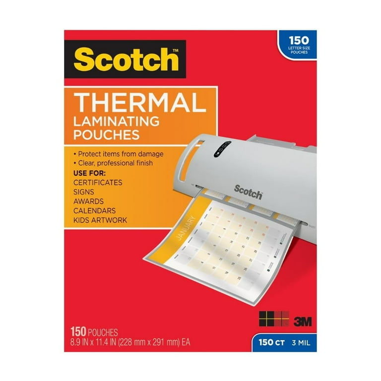 Scotch™ Ultra-Clear Self-Laminating Pouches for Documents