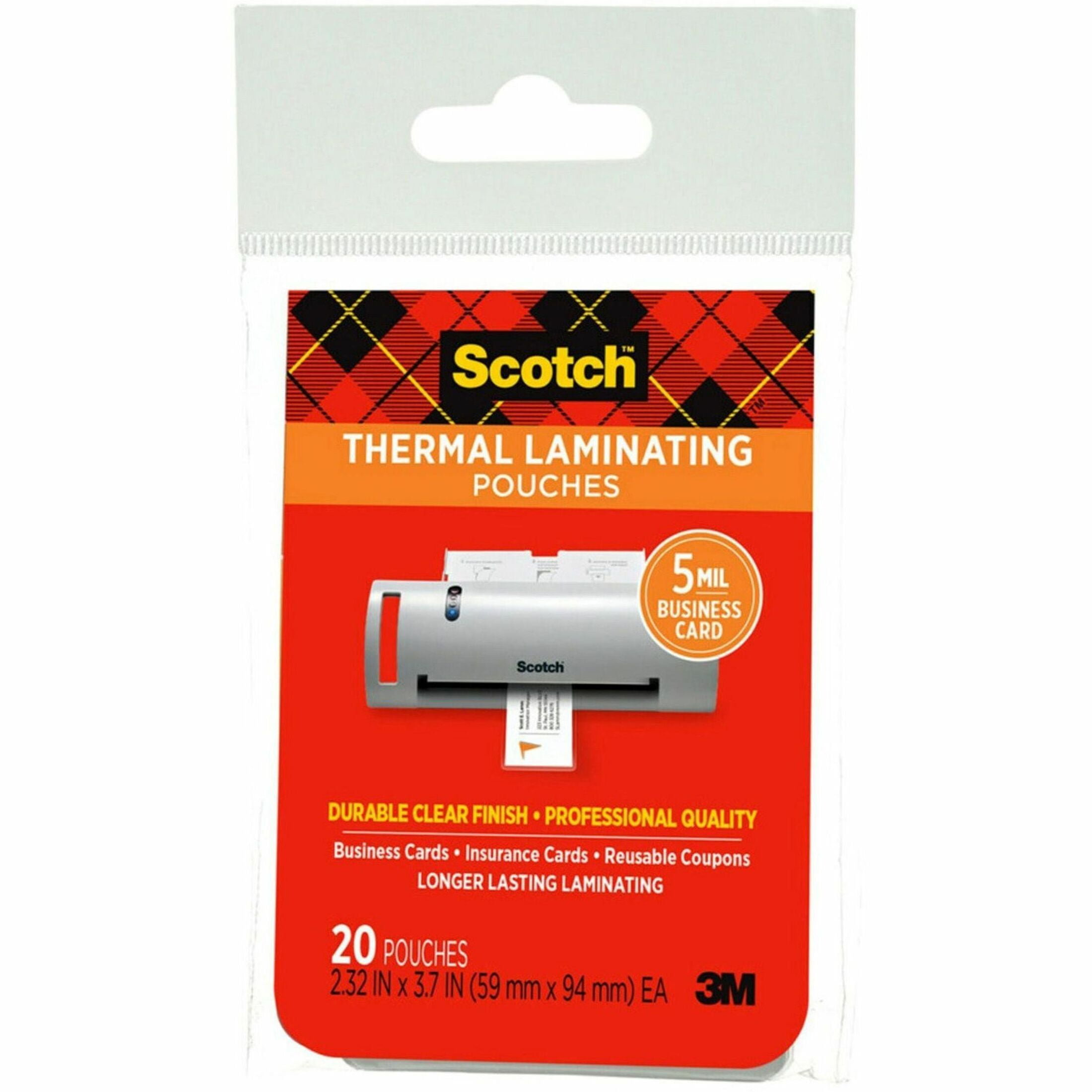 3M Scotch Thermal Laminating Pouches