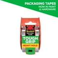 thumbnail image 1 of Scotch Tough Grip Moving Packaging Tape, Clear, 1.88 in x 925 in, 1 Roll, 1 of 13