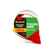 Scotch Tough Grip Packaging Tape Dispenser, Clear, 1.88 in x 65.6 yds, 1 Dispenser