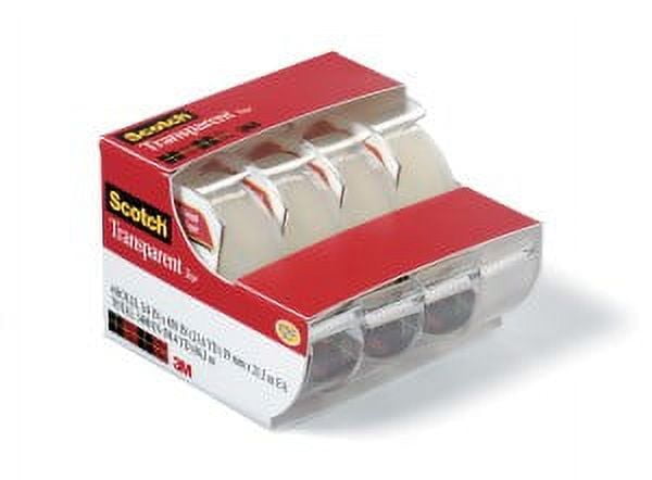 Scotch Transparent Tape 4184, 3/4 in x 850 in (19 mm x 21,5 m)
