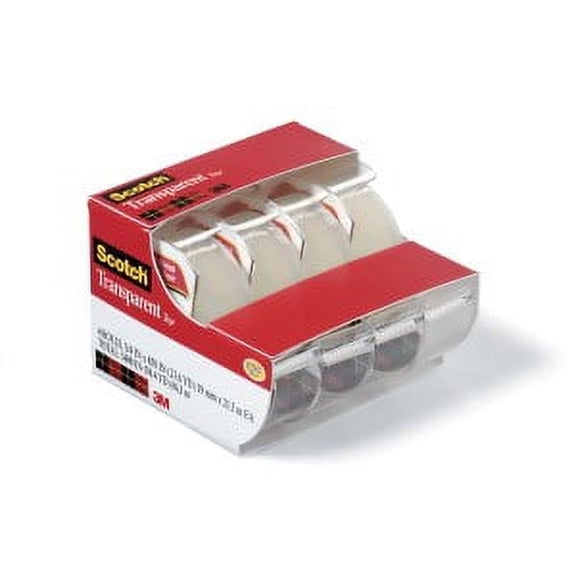 Scotch Transparent Tape 4184, 3/4 in x 850 in (19 mm x 21,5 m)