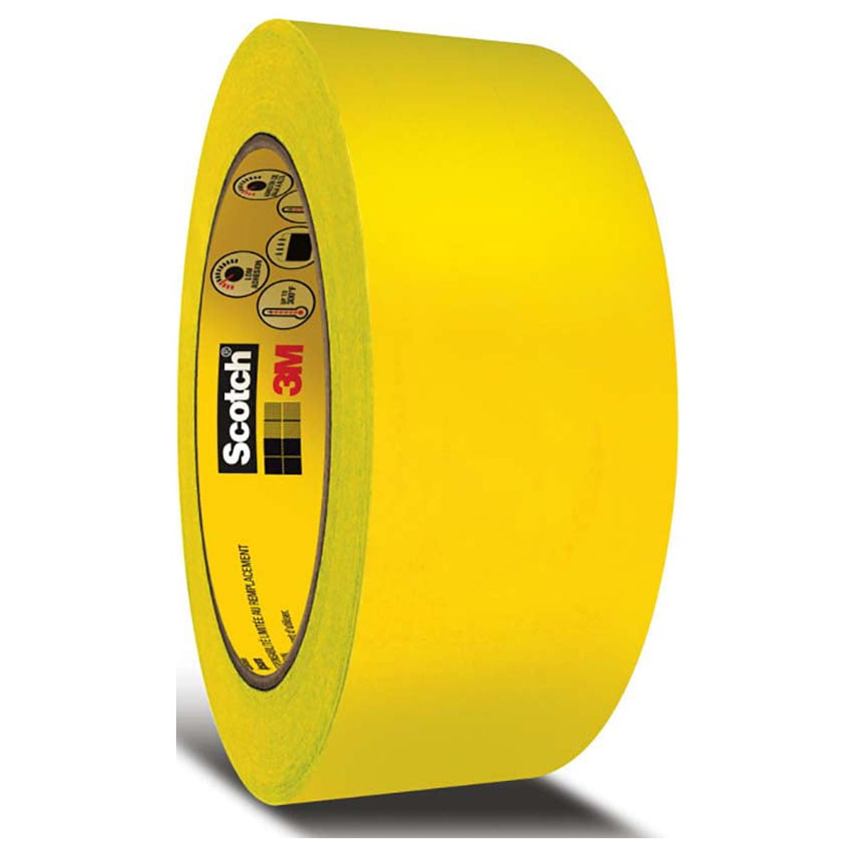 Scotch® Ultimate Paint Edge Masking Tape 2460 Gold, 1 in x 60 yd 3.3 mil, 36 per case Bulk