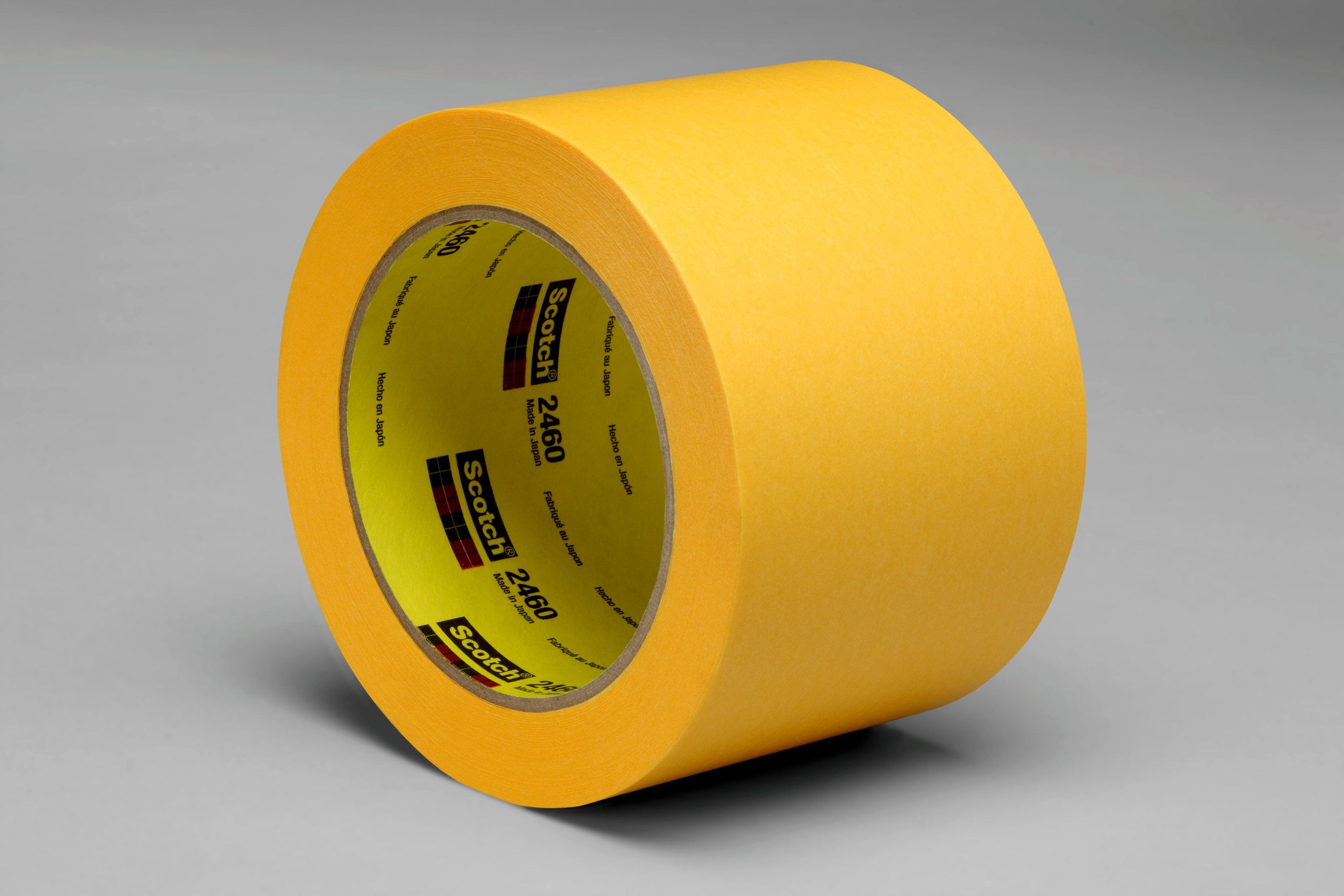 Scotch Ultimate Paint Edge Masking Tape 2460 Gold, 3 in x 60 yd 3.3 mil, 12 per case Bulk