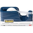 thumbnail image 1 of Scotch Wave Desktop Tape Dispenser - 1" Core - Refillable - Impact Resistant, Non-skid Base, Weighted Base - Plastic - Metallic Blue - 1 Each | Bundle of 10 Each, 1 of 1