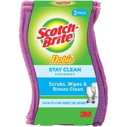 Scotch-Brite Clean Rinse Scrubber - Non-Scratch - 2-Count Pack of 3