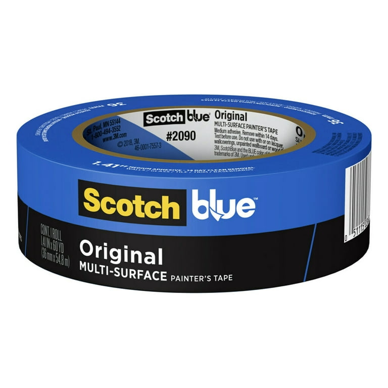 Gripblue Blue Painters Tape 1.5 Inch Wide, Masking Tape Blue 1.41