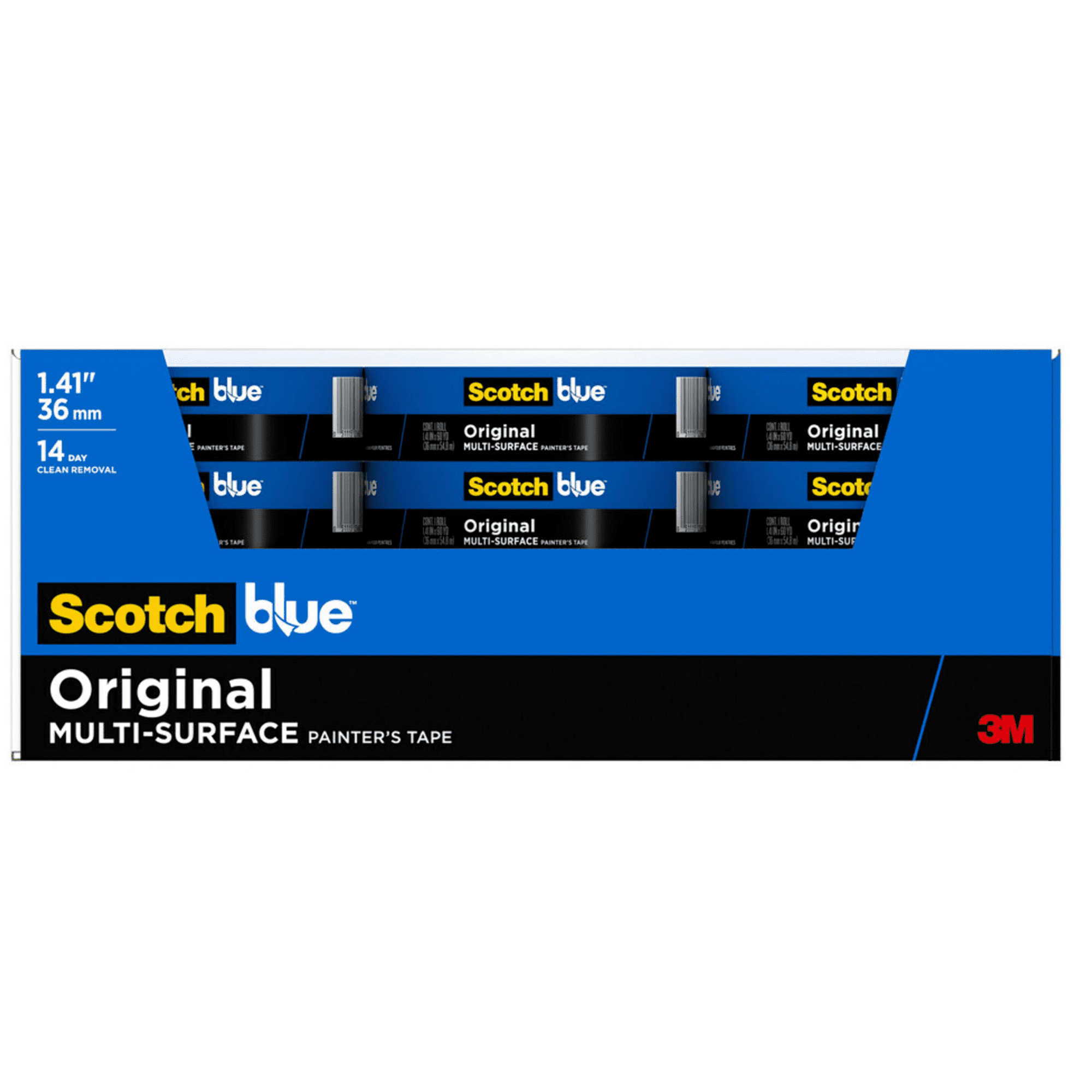 ScotchBlue Original Painter's Tape 2090-36NC, 1.41 in x 60 yd (36mm x 54,8m)