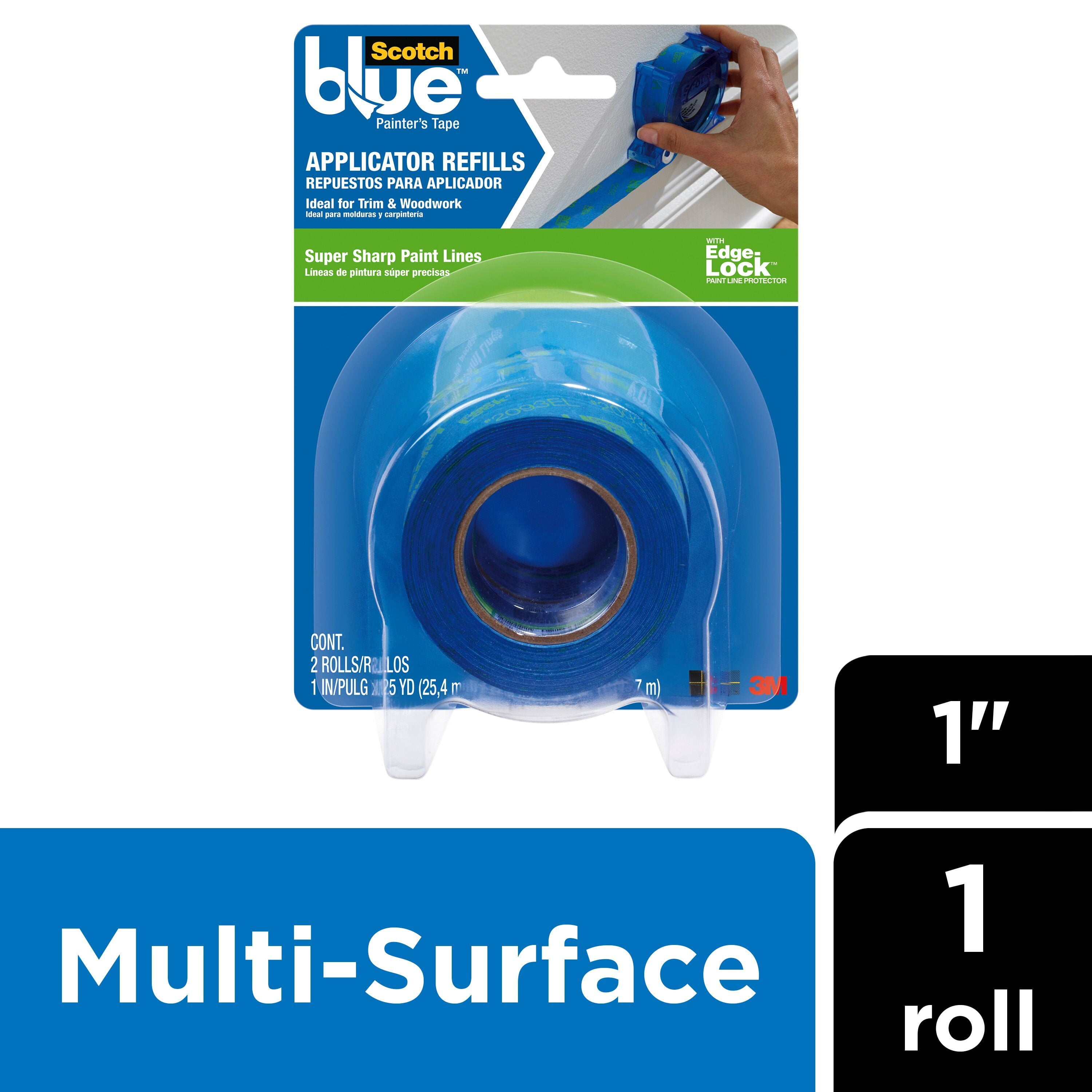 ScotchBlue Tape Applicator Refills, Blue, Includes 1 Refill
