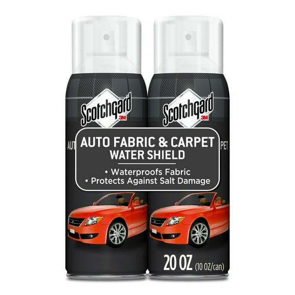 Scotchgard Auto Interior Fabric & Carpet Protector, Total 20 fl oz., 2 Cans