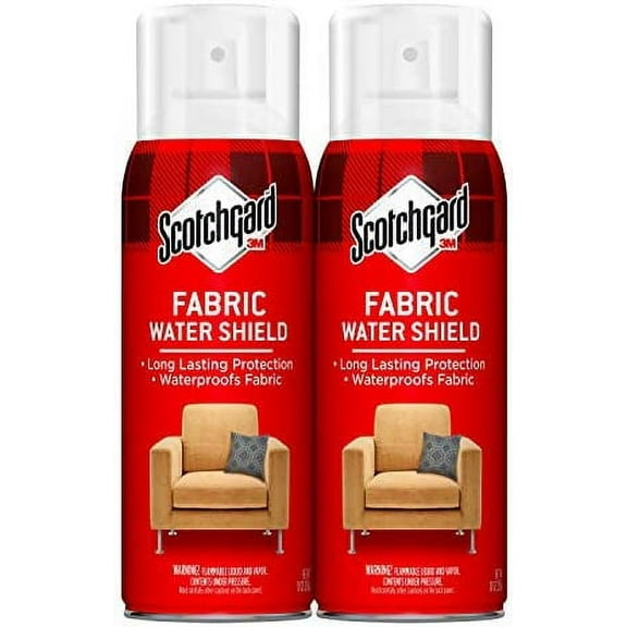 Scotchgard Fabric Water Shield, 20 Ounces (Two, 10 Ounce Cans), Repels Water, Ideal for Couches, Pillows, Furniture, Shoes and More, Long Lasting Protection