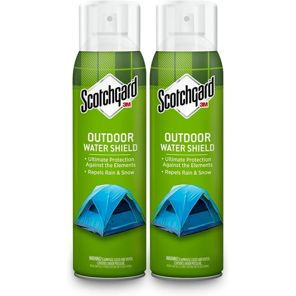 Scotchgard Outdoor Water Shield, Water Repellent Spray for Outdoor Summer and Spring Gear and Patio Furniture, Fabric Spray for Protection Against the Rainy Spring Weather, 21 Ounces 2 Cans