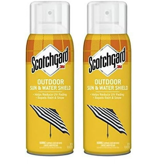Scotchgard Outdoor Water & Sun Shield Fabric Spray, Water Repellent Spray for Spring and Summer Outdoor Gear and Patio Furniture, Fabric Spray for Outdoor Items, 10.5 oz (Pack of 2)