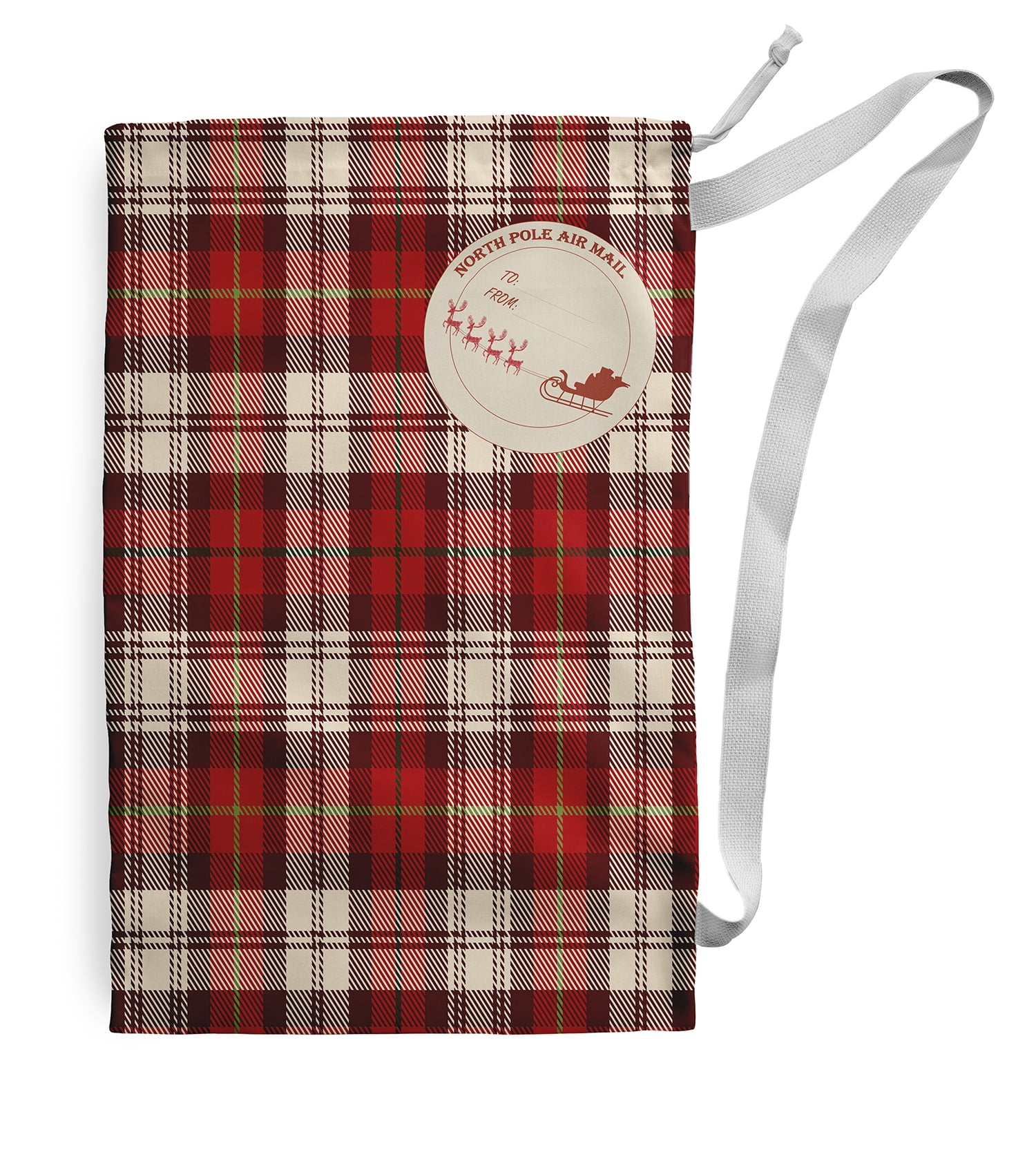 Scotish Plaid Santa Sack