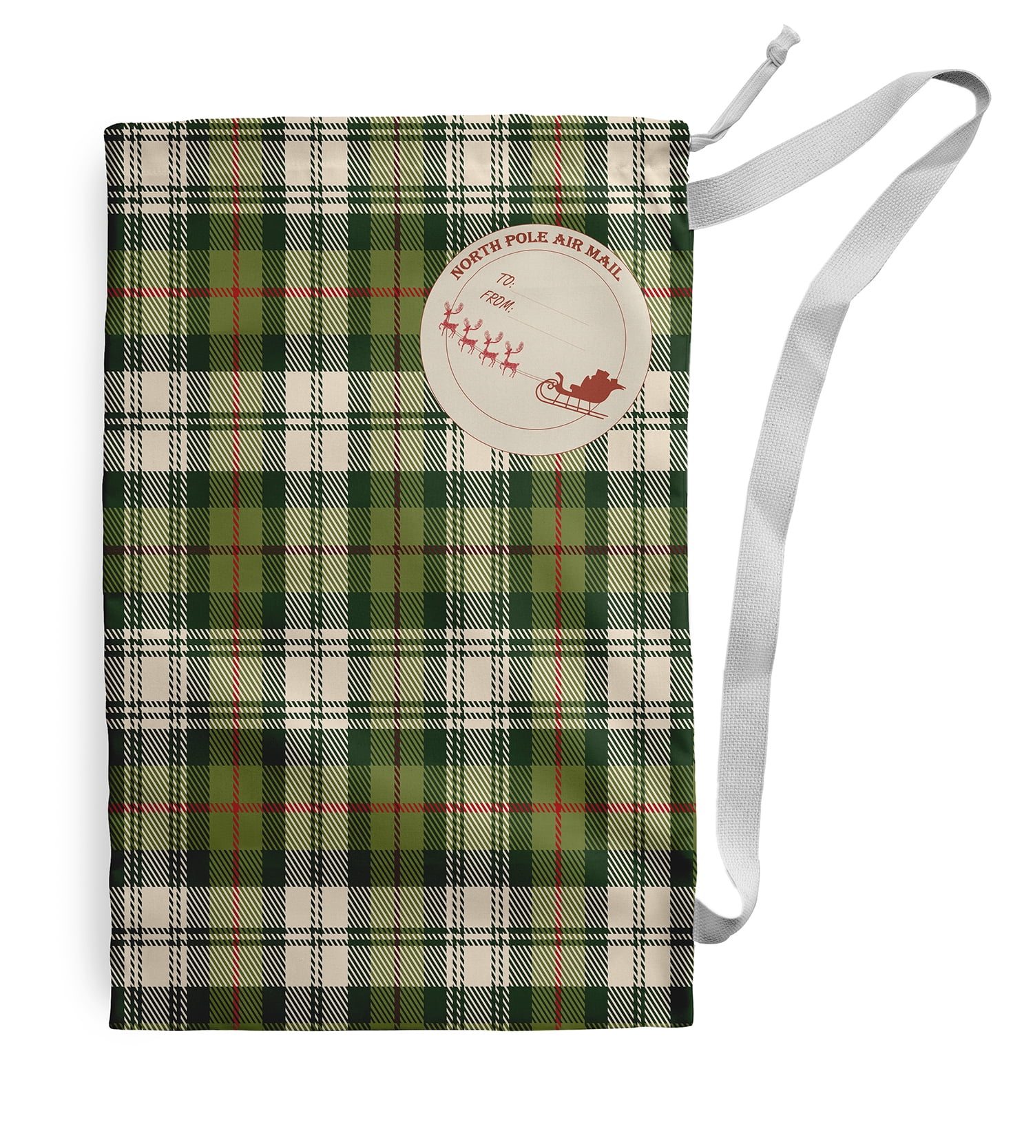 Scotish Plaid Santa Sack