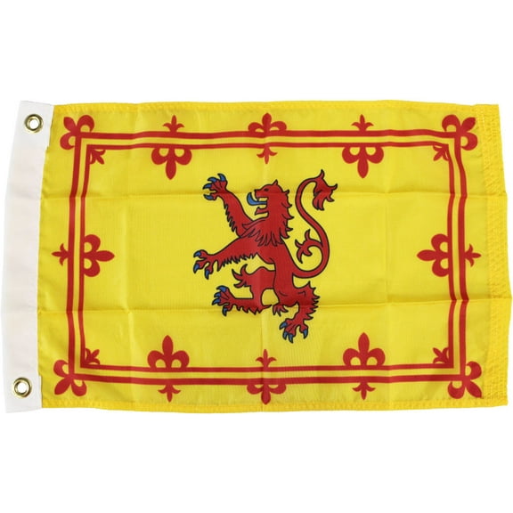 Scotland - 12"X18" Nylon Flag (Lion)
