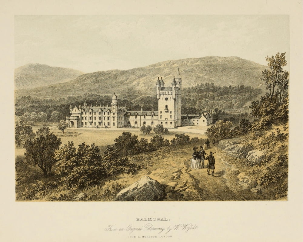 Scotland 1840 Balmoral Canvas Art - William Wyld (24 x 36)