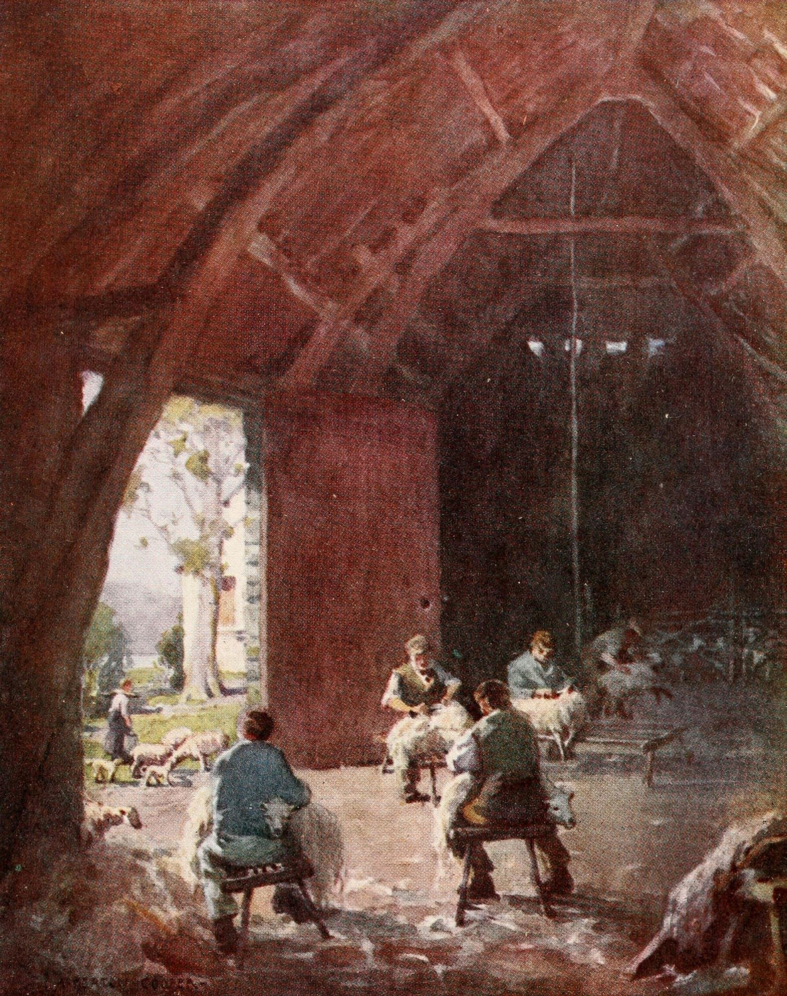 Scotland 1910 Clipping Time Canvas Art - Unknown (18 x 24)