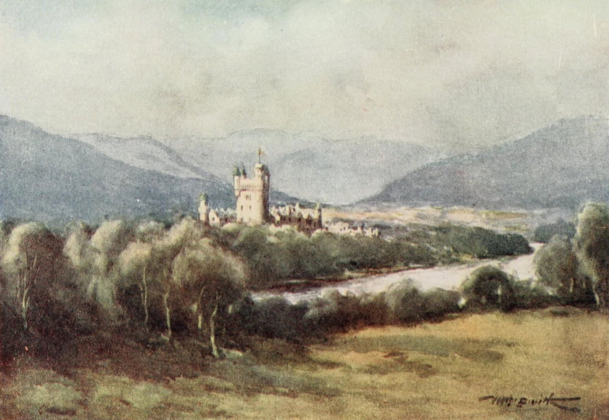 Scotland 1915 Balmoral Castle Canvas Art - William Smith (24 x 36)