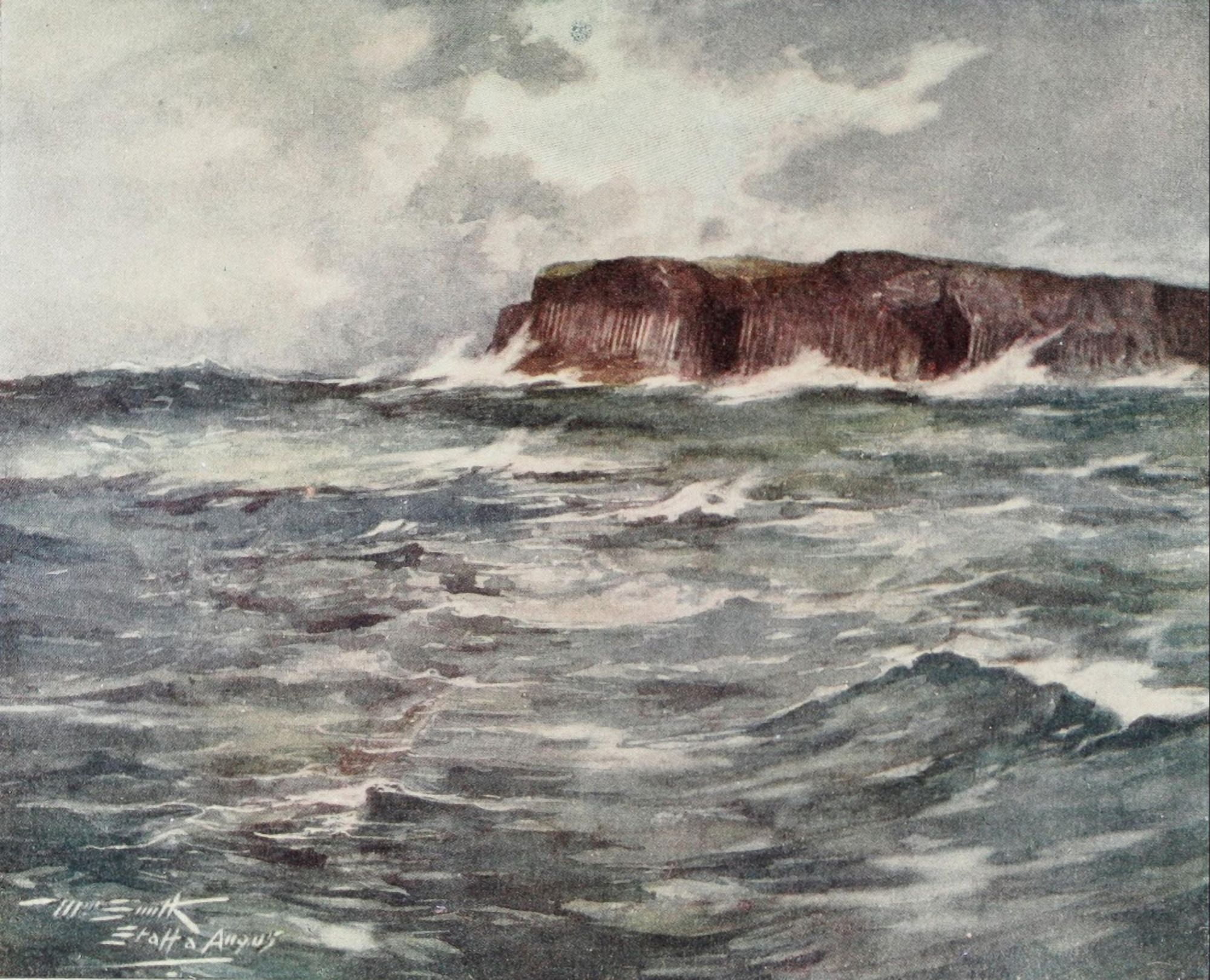 Scotland 1915 Staffa Canvas Art - William Smith (18 x 24)