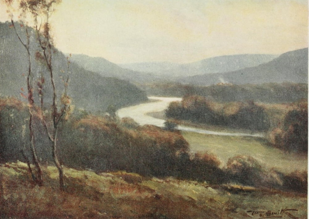 Scotland 1915 Valley of the Dee nr Mar Lodge Canvas Art - William Smith (24 x 36)