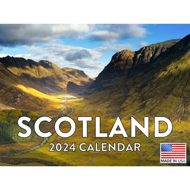 Scotland 2024 Wall Calendar Scotland 2024 Calendar - Walmart.com