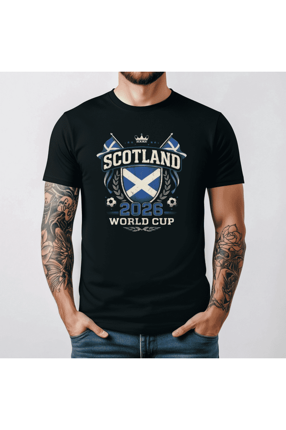 Scotland 2026 Football Fan T Shirt Scottish Soccer Graphic Tee Tournament Top,for unisex up to 5XL