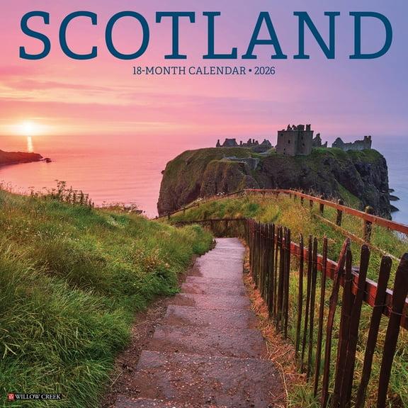 Scotland 2026 Wall Calendar, (Paperback)