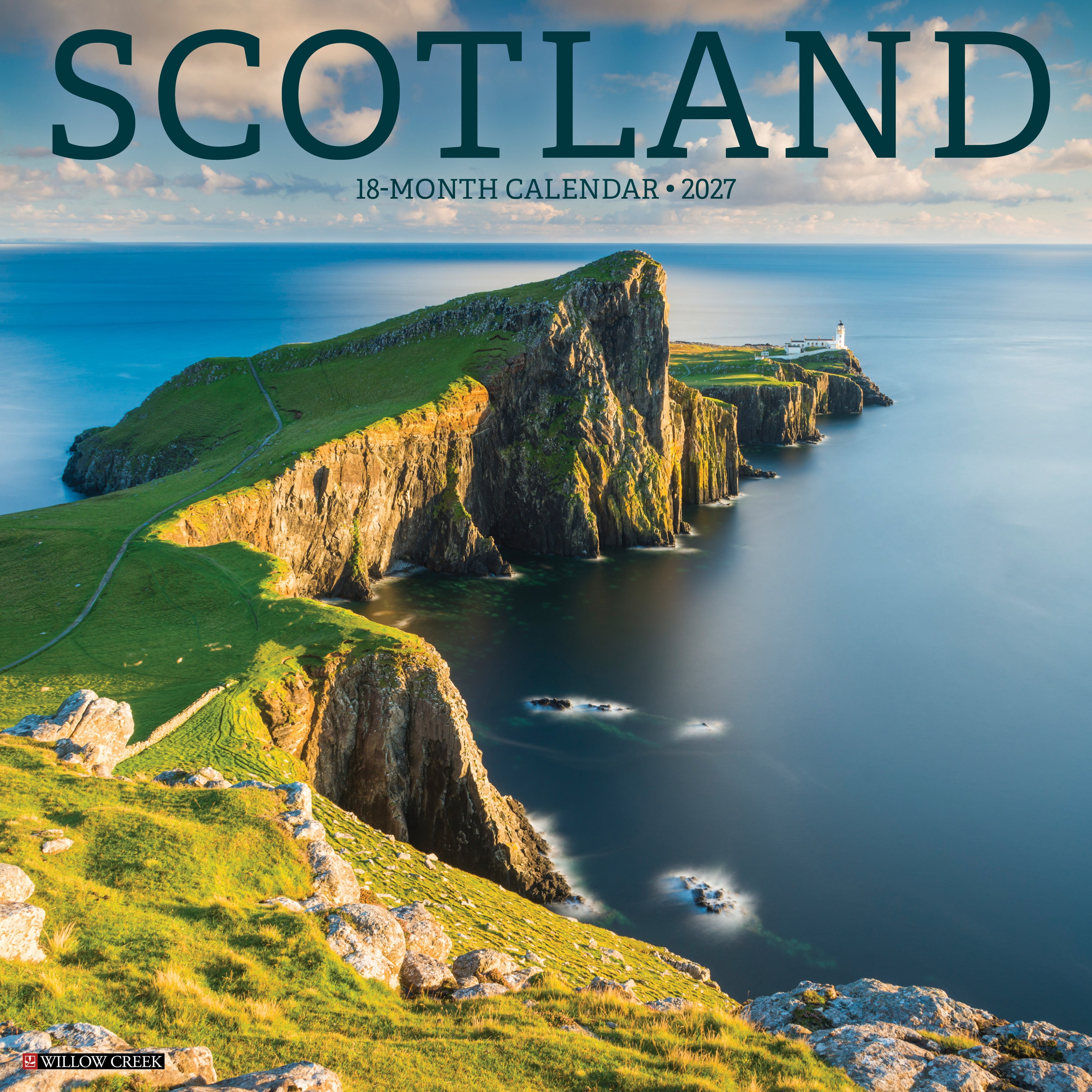 Willow Creek Press, Scotland 2027 Wall Calendar