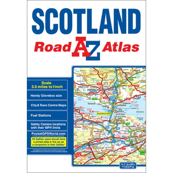 Pre-Owned Scotland A-Z Road Atlas (Paperback) 1782571353 9781782571353