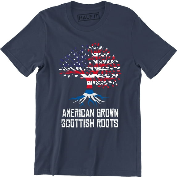 Scotland American Grown Scottish Roots Scottish Roots Heritage T-Shirt