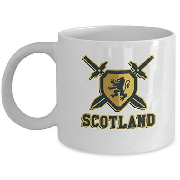 Scotland 11 oz Coffee Mug - Scottish Gifts White Ceramic